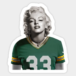 Marilyn loves Aaron. Sticker